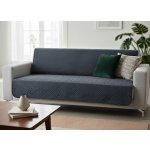 Mybesthome Přehoz na sedačku pohovku LOISE šedá 170x210 cm – Zboží Mobilmania