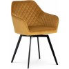 Jídelní židle MOB Danarra 425-YEL4 žlutá / černá