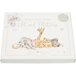 Wrendale Designs Kojenecká čepička a rukavičky Little Savannah Africká zvířátka – Hledejceny.cz