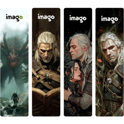 imago Sada záložek Zaklínač (4 ks) – Zboží Dáma