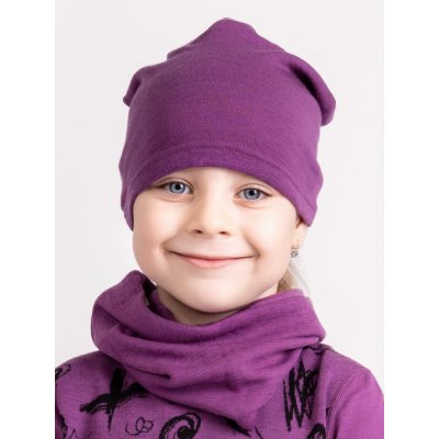 unuo dětský merino nákrčník Basic Unuo ostružinová – Sleviste.cz