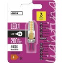 Emos LED žárovka Classic JC A++ 2W G4 Neutrální bílá