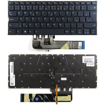 česká klávesnice Lenovo IdeaPad C340-14 C340-14API C340-14IML C340-14IWL blue CZ/SK podsvit – Zbozi.Blesk.cz