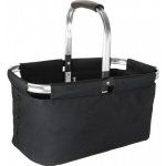 HomeLife Nákupní skládací košík 43x27x23 cm černý – Zboží Dáma