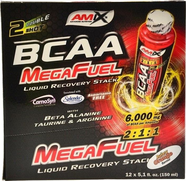 Výsledek obrázku pro Amix BCAA MegaFuel 6000 12x150 ml