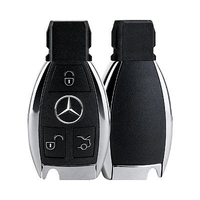 Náhradní obal klíče pro 3-tlačítkový klíč Mercedes-Benz (chromový) - 4. generace EIC-193