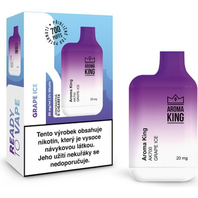 Aroma King AK Mini Grape Ice 20 mg 700 potáhnutí 1 ks – Zboží Dáma