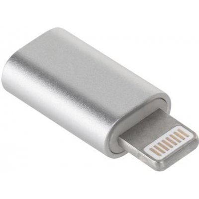 Redukce Micro USB - Lightning Silver – Zboží Mobilmania