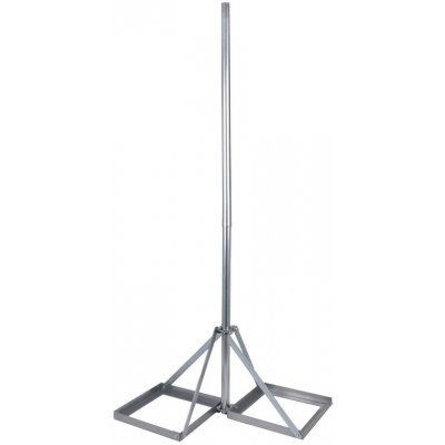 Stožár trubka 2m skládaná, p. 40/50mm se základnou na dvě dlaždice; MB-2/2.0S – Hledejceny.cz