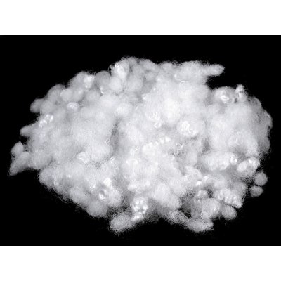 Výplň - kuličky z dutého vlákna nebělené 1 kg Varianta: bílá nebělená, Balení: 1 sáček – Sleviste.cz