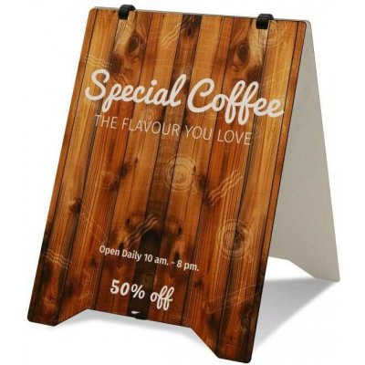 Jansen Display Křídové reklamní áčko Grab & Grip, A1, bílá | Zboží Auto