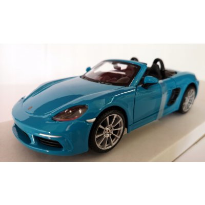 Bburago Porsche 718 Boxster modrá 1:24 – Zbozi.Blesk.cz