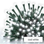 EMOS LED vánoční řetěz 50 m venkovní i vnitřní studená bílá časovač – Zboží Dáma