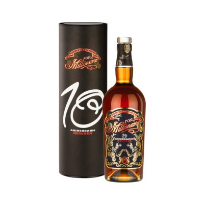 Ron Millonario Aniversario Reserva Rum 10y 40% 0,7 l (tuba) – Zboží Mobilmania