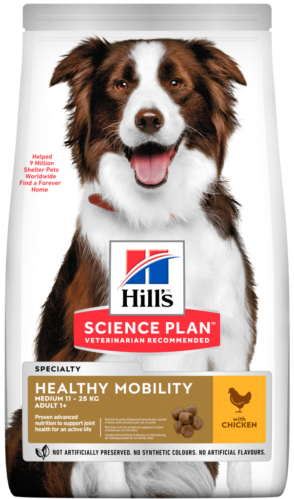 Hill’s Science Plan Adult Healthy Mobility Medium Breed Chicken 14 kg