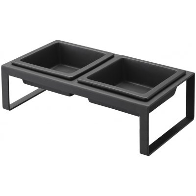 Yamazaki Pet misky Tower 4745 černé – Zboží Mobilmania