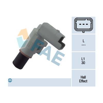 Snímač, poloha vačkového hřídele FAE 79150 – Sleviste.cz