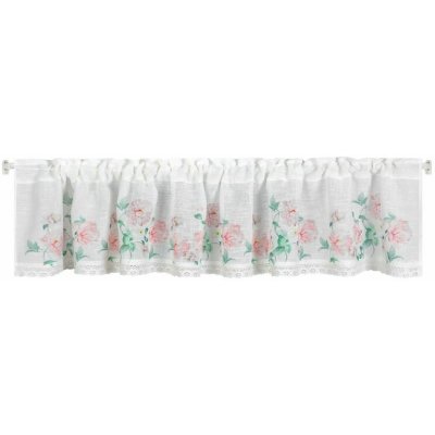 ZÁCLONA ASTEJA NA PÁSCE 150X30 CM RŮŽOVÁ – Hledejceny.cz