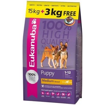 Eukanuba Puppy & Junior Medium Breed 3 kg