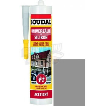 SOUDAL univerzální silikon 310g šedý