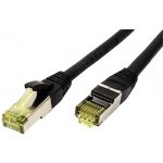 Roline 21.15.0759 S/FTP patch, kat. 6a, venkovní, TPE, LSOH, 10m, černý – Zboží Živě