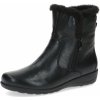 Dámské kotníkové boty Caprice dámská zimní obuv 9-26408-41 černá