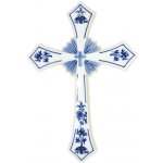 Cibulák svatý kříž závěsný 30 cm originální český porcelán Dubí – Hledejceny.cz