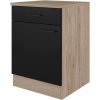 Kuchyňská dolní skříňka Flex-Well Kuchyňská skříňka Capri spodní, zásuvky + dvířka, 60 x 85 x 57,1 cm