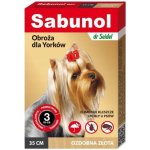 Sabunol Obojek pro psy proti blechám a klíšťatům Yorks 35 cm – Zboží Dáma