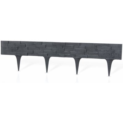 Gardenplast Zahradní palisáda Stone Palisade 9,5 cm / 0,8 m antracit 1 ks