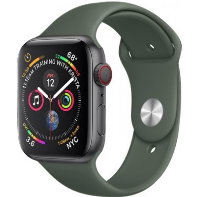 AW Jednobarevný řemínek na Apple Watch - Olivově zelený Šířka uchycení řemínku: 38/40/41mm, Délka řemínku: Dámský - S/M (12 - 18cm) Olivově zelený IR-MJ01-047 – Zboží Mobilmania