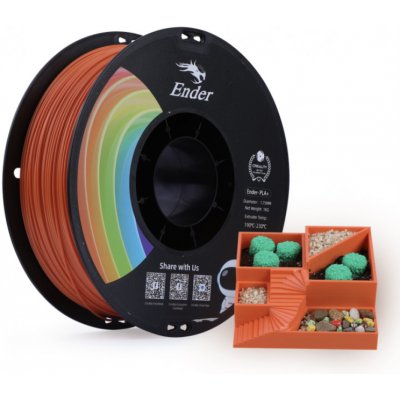Creality Ender-PLA+ oranžová 1 kg, 1,75 mm – Zboží Živě