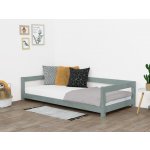 Benlemi Study s dřevěným roštem Šalvějová zelená – Sleviste.cz