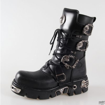 new rock boty kozene metal boots 391 s1 black cerna – Heureka.cz