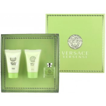 Versace Versense EDT 5 ml + sprchový gel 25 ml + tělové mléko 25 ml dárková sada
