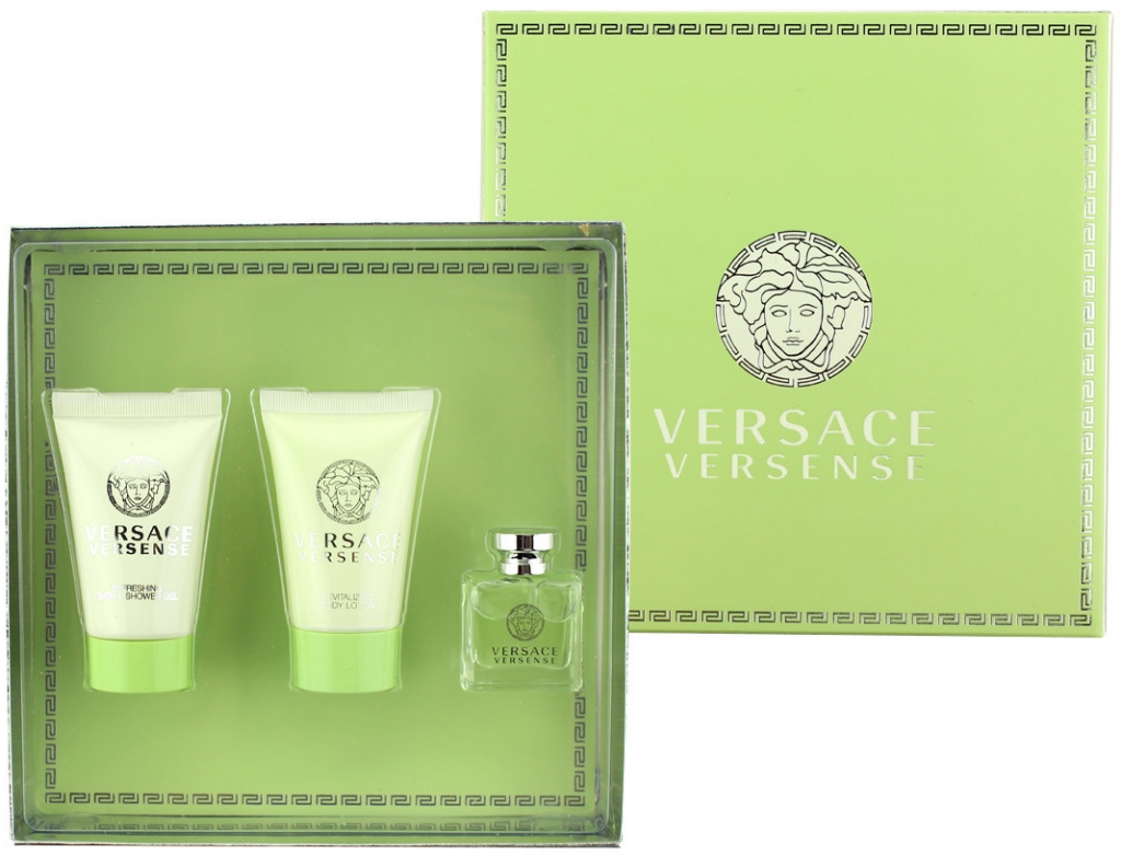 Versace Versense EDT 5 ml + sprchový gel 25 ml + tělové mléko 25 ml dárková  sada od 349 Kč - Heureka.cz