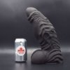 Dilda Topped Toys Erebus 140 Obsidian prémiové silikonové dildo 33 x 11,4 cm