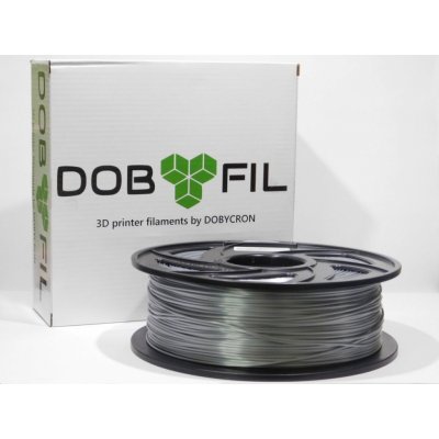 Dobyfil PLA+, 1,75 mm, 1 kg, stříbrná – Zboží Živě