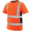 Pracovní oděv tričko EXETER CXS krátký rukáv - refl.oranž