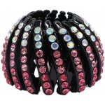 Spona na cop s kamínky Barva: modrá – Zboží Dáma