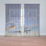 Sablio Záclony Letadlo 2: 2ks 150x250cm – Hledejceny.cz