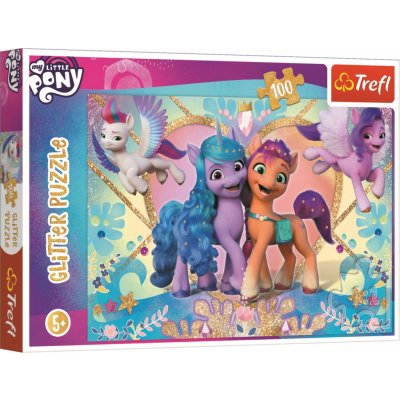 TREFL Třpytivé My little Pony 100 dílků – Zbozi.Blesk.cz