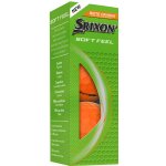 Srixon Soft Feel Brite 25 2-plášťový oranžové 3 ks – Zboží Dáma