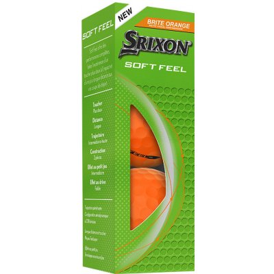 Srixon Soft Feel Brite 25 2-plášťový oranžové 3 ks – Zboží Dáma