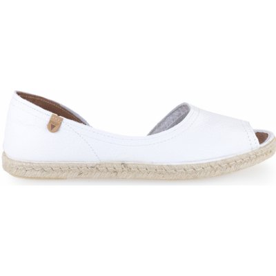 Verbenas espadrilky s otevřenou špičkou bílé – Zboží Dáma
