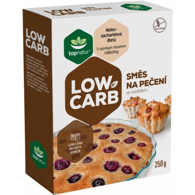 Topnatur Low Carb Směs na pečení 250 g – Zboží Dáma