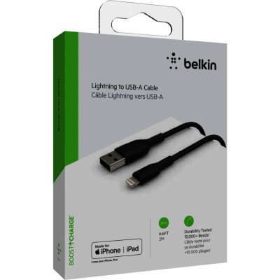 Belkin CAA002bt2MBK Lightning, 2m, černý – Zbozi.Blesk.cz