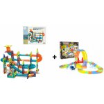 Mamido kuličková dráha 96 ks + Svítící autodráha Variable 157 ks – Zboží Dáma