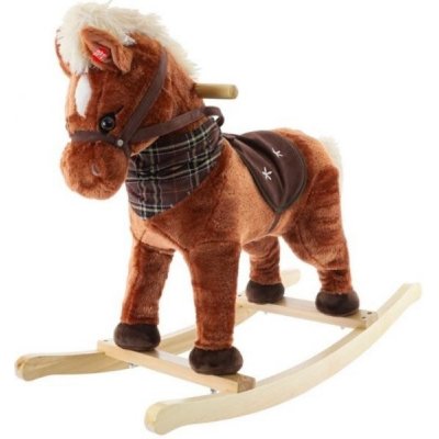 Euro Baby houpací koník se zvuky hnědý – Sleviste.cz