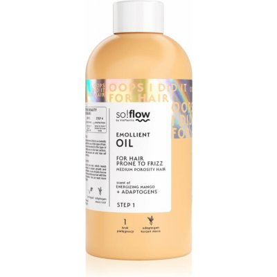 So!flow Medium Porosity Hair Emollient Oil hydratační olej proti krepatění 150 ml – Hledejceny.cz